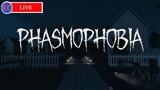 A couple of investigations for some spookies  Phasmophobia LIVE [upl. by Tenaej]