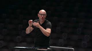 Baldur Brönnimann  Rehearsal Excerpt Beethoven Symphony No 4 OSPCM [upl. by Leirol]