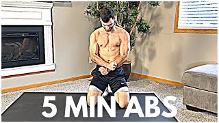 5 Min Total Core Workout  This is How I Train My Abs at Home [upl. by Carline156]