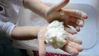 Cornstarch experiment  fun learning preschooler [upl. by Cleres]