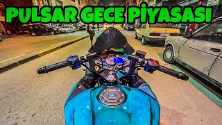 PULSAR RS 200 GECE GAZLAMA  MotoVlog [upl. by Attinahs]