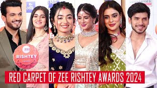 Zee Rishtey Awards 2024 Full Show  Zee TV Awards 2024 Red Carpet  Neeharika Roy Shabir Ahluwalia [upl. by Imena]