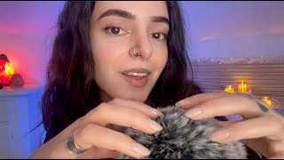 ASMR scratching your itchy brain 🧠 brain massage fluffy mic triggers mic scratching asmr up close [upl. by Tichon]