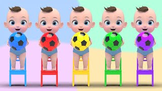 5 Colors with Nursery rhymes English Song For Kids  Wash your hands No Virus  Super Lime [upl. by Kamilah]