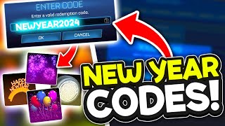 Rocket League NEW YEAR 2024 Codes [upl. by Lsil]