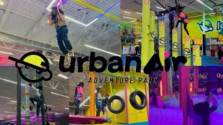 Urban Air adventure parkultimate indoor adventureamp trampoline parkday aturbanair3kidswonderland [upl. by Riatsila873]