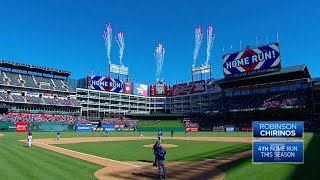 KCTEX Chirinos hits a solo home run to extend lead [upl. by Skippy]