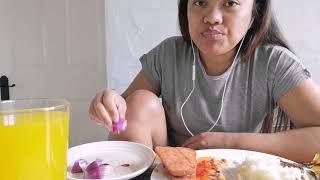 Mukbang BUWAD PINIKAS Spam ug Minced Pork [upl. by Iormina744]