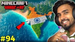 TECHNO GAMERZ BUILD A BIGGEST INDIA MAP IN REALISTIC MINECRAFT I TECHNO GAMERZ I UJJWAL GAMING [upl. by Annailuj326]