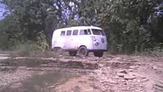 1962 Split Window VW Bus offroading 4 [upl. by Shyamal]