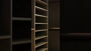 Walkin Closet with Wood Finish [upl. by Durkee]