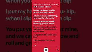 Da dip  freak nasty music hiphop rap party lyric lyricsvideo lyricvideo spotify rapper [upl. by Gerfen]