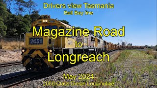 Drivers view Tasmania Magazine Road to Longreach May 2024 [upl. by Gagne]