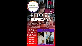 Reto 90 de Omnilife con Ronald Rosales ganador primer lugar del primer Reto 90 en Colombia [upl. by Christiano]