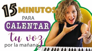 15 minutos de entrenamiento vocal diario CALENTAMIENTO [upl. by Marras355]