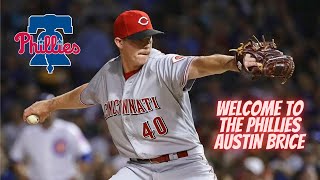 WELCOME TO THE PHILLIES AUSTIN BRICE AUSTINBRICE MLB PHILLIES [upl. by Stewardson]