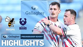 Wasps v Bristol Bears  HIGHLIGHTS  Sheedy Shines In Cagey Affair  Gallagher Premiership 202223 [upl. by Euqinahs652]