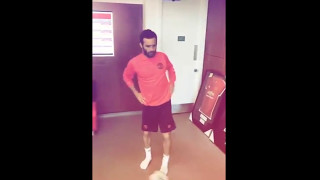 Juan Mata Dancing Skills with Eric Bailly [upl. by Phia]