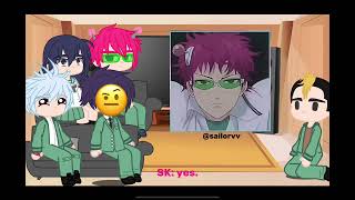 Saiki K reacts to saiki  READ DESC  1 [upl. by Aikemot87]