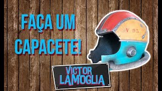 COMO FAZER UM CAPACETE DE COSPLAY DIY  Victor Lamoglia [upl. by Adiari]