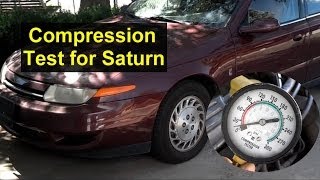 Compression Test on a Saturn L Series  Auto Repair Series [upl. by Eixirt]