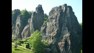 DIE EGGESTERNENSTEINE  Der Felsentempel im Teutoburger Wald [upl. by Elder]