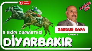 DİYARBAKIR  Canlı Yayın  Bariyer Dibi  5 Ekim 2024 Cumartesi atyarisi [upl. by Kasevich]