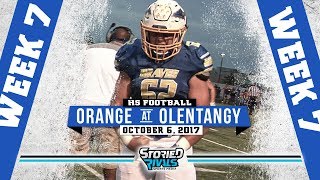 HS Football  Olentangy Orange at Olentangy 10617 [upl. by Feldt547]