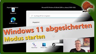 Windows 11 im abgesicherten Modus starten [upl. by Kinata]