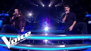 Vald  Deviens génial  Robin Baron VS Tarik  The Voice France 2021  Battles [upl. by Gianni957]