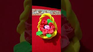 clay diye fool banao clayart clay diy clayvideos claycraft foryou flowers youtubeshorts [upl. by Parsifal524]