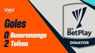 Bucaramanga vs Tolima goles Liga BetPlay DImayor 20242  Fecha 8 [upl. by Yl]