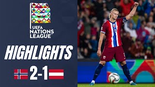 Norway vs Austria 21 Highlights UEFA Nations League 202425 [upl. by Georgetta]