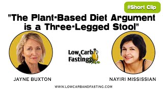 quotThe PlantBased Diet Argument is a ThreeLegged Stoolquot  Jayne Buxton [upl. by Annairoc799]