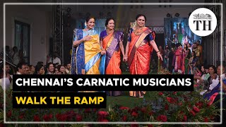 Chennai’s Carnatic musicians walk the ramp  The Hindu [upl. by Portwine286]