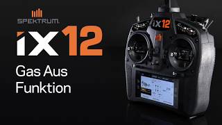 Spektrum IX 12 Throttle Cut Gas Aus [upl. by Avra435]