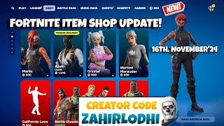 Fortnite Item Shop Update 16th November 2024 CH2 Remix [upl. by Moir424]