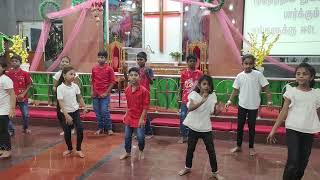 Jillana Kulir Kaatru Dance  Sunday Class  Christmas song  ECI KOTTURPURAM [upl. by Nylra]