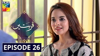 Qurbatain Episode 26 HUM TV Drama 5 October 2020 [upl. by Christopher]