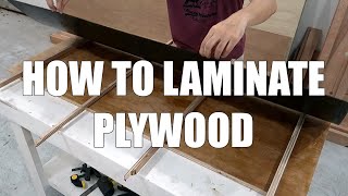 How To Laminate Plywood  Beginners Guide [upl. by Aurea]