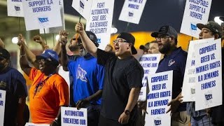 Understanding the US Port Shutdown Dockworkers on Strike for Fair Wages [upl. by Wilonah321]