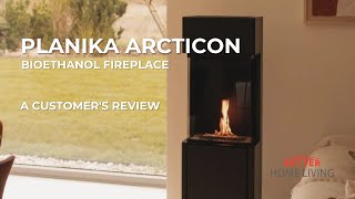 A Customers Review Planika Arcticon Bioethanol Fireplace [upl. by Kling396]