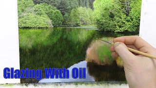 82 Glazing With Oil Paints  Oil Painting Tutorial [upl. by Garey]