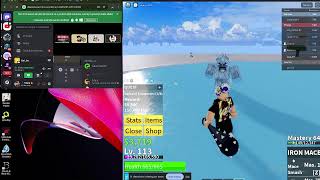 live pe roblox cu izentric si exmarius blox fruit [upl. by Crisey]