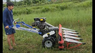 Máquina segadora autopropulsada para cosechar papa alfalfa quinua frijol avena trigo cebada [upl. by Cleres]