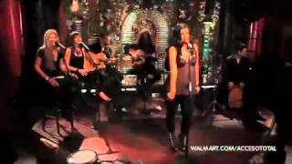 Nelly Furtado  Maneater Acoustic live Walmart Soundcheck [upl. by Ardeen]