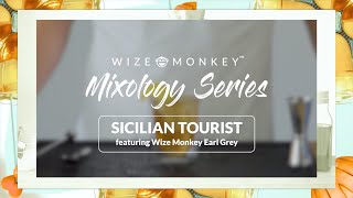 How to Make Sicilian Tourist  Tea Cocktail  Wize Monkey™ Cocktail Mixology [upl. by Johnston45]