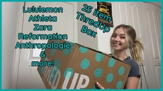 ThredUp RESCUE MYSTERY BOX HAUL I was shocked how good this was [upl. by Nirihs754]