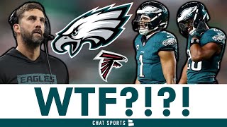 WTF Eagles vs Falcons INSTANT REACTION To Horrible Loss Saquon Barkley Drop Costs Philadelphia [upl. by Huxham]