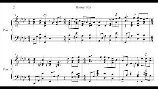 Danny Boy piano solo [upl. by Adama948]